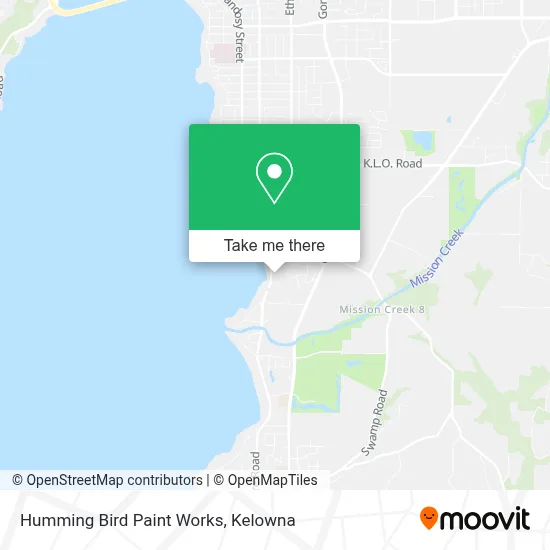 Humming Bird Paint Works map