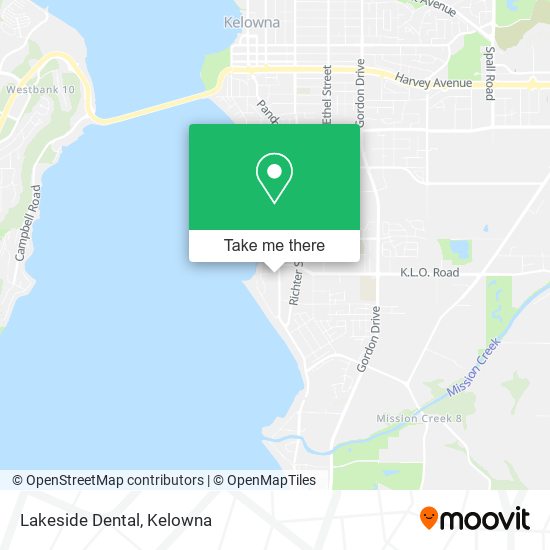 Lakeside Dental map