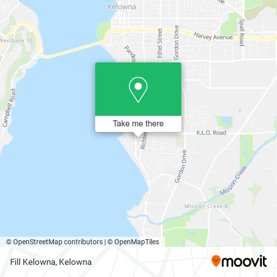 Fill Kelowna map