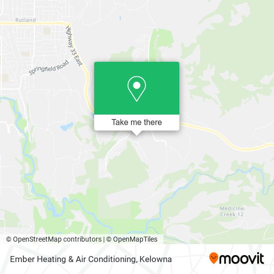 Ember Heating & Air Conditioning map