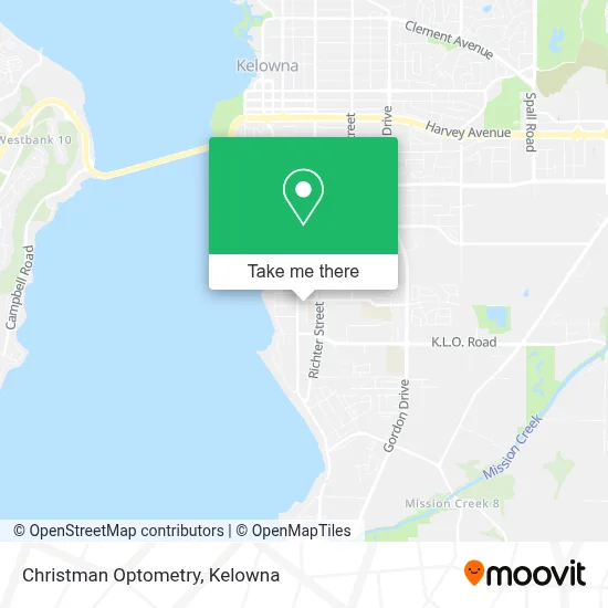 Christman Optometry map