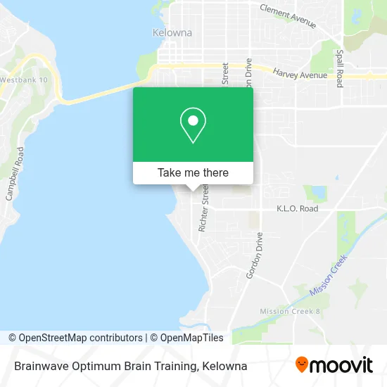 Brainwave Optimum Brain Training map