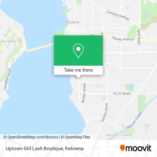 Uptown Girl Lash Boutique map