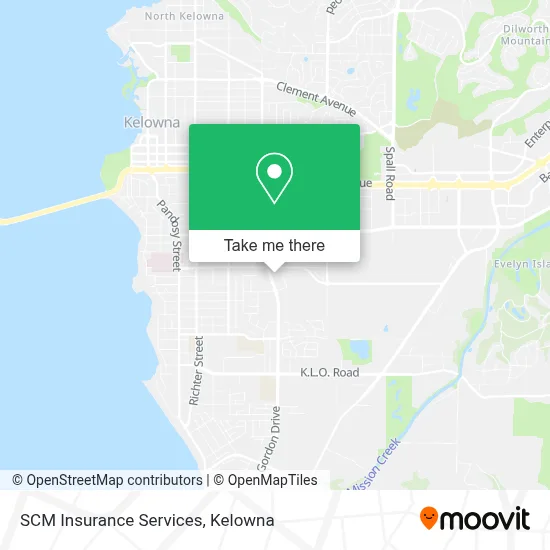 SCM Insurance Services map