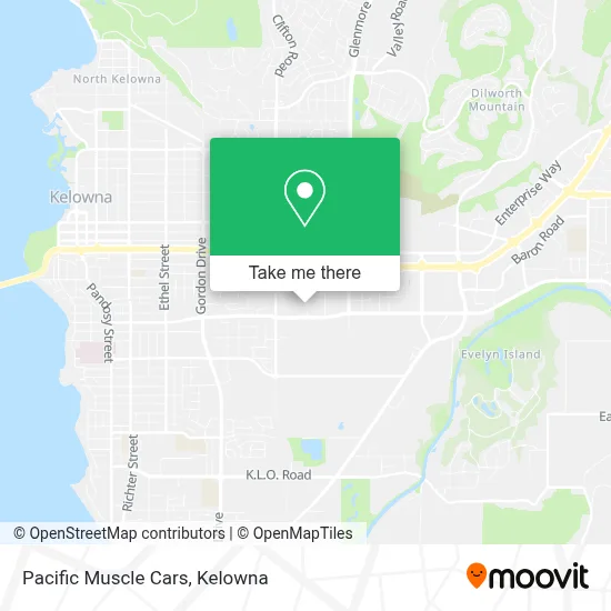 Pacific Muscle Cars map