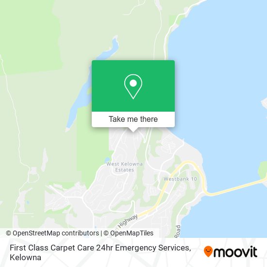 First Class Carpet Care 24hr Emergency Services map