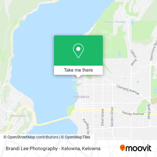 Brandi Lee Photography - Kelowna map