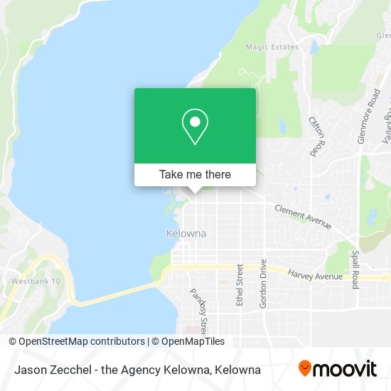 Jason Zecchel - the Agency Kelowna map