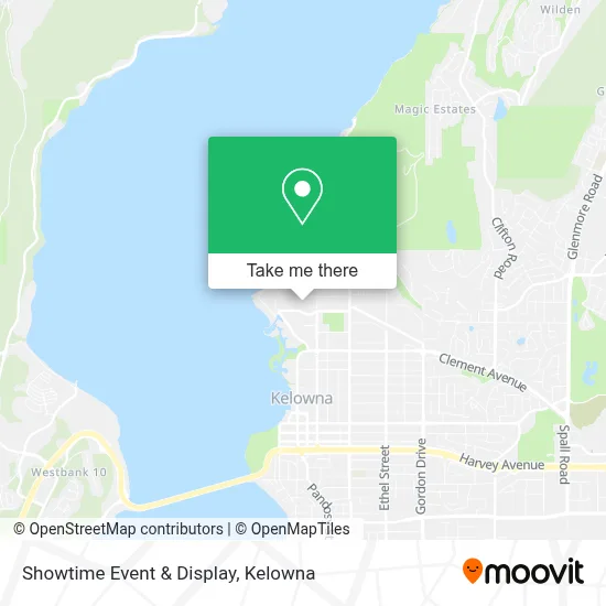 Showtime Event & Display map