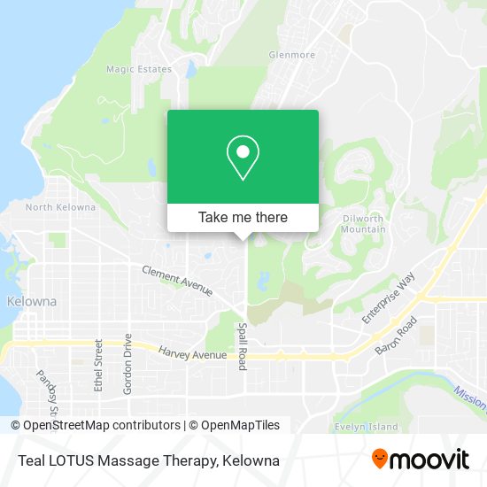 Teal LOTUS Massage Therapy map
