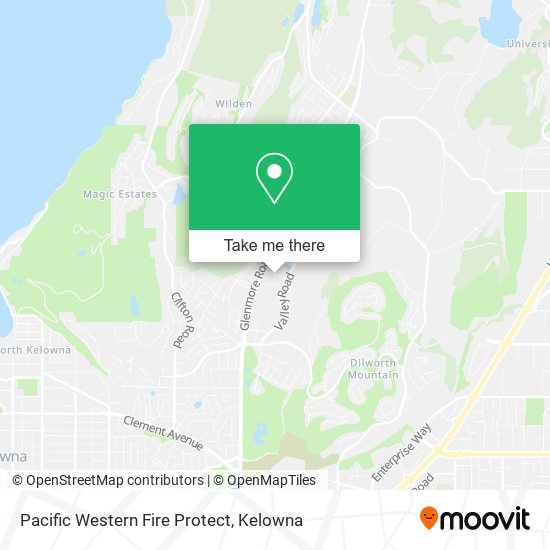 Pacific Western Fire Protect map