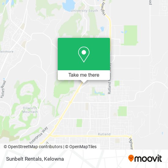 Sunbelt Rentals map