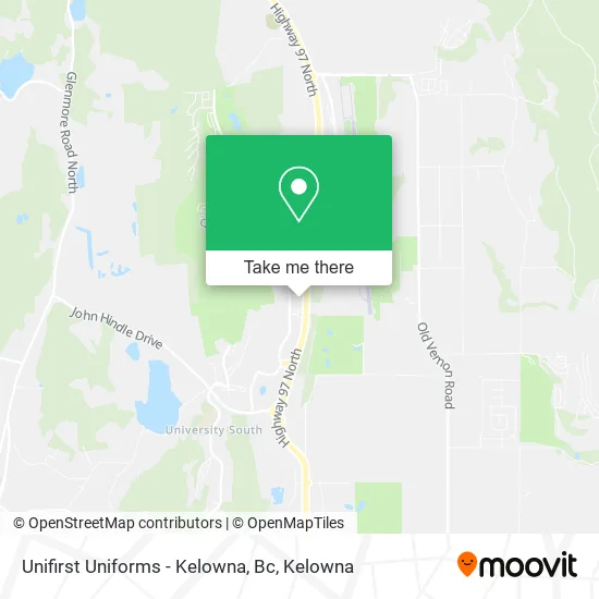Unifirst Uniforms - Kelowna, Bc map