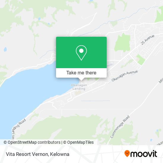 Vita Resort Vernon map