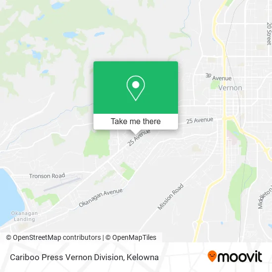 Cariboo Press Vernon Division plan