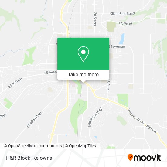 H&R Block map