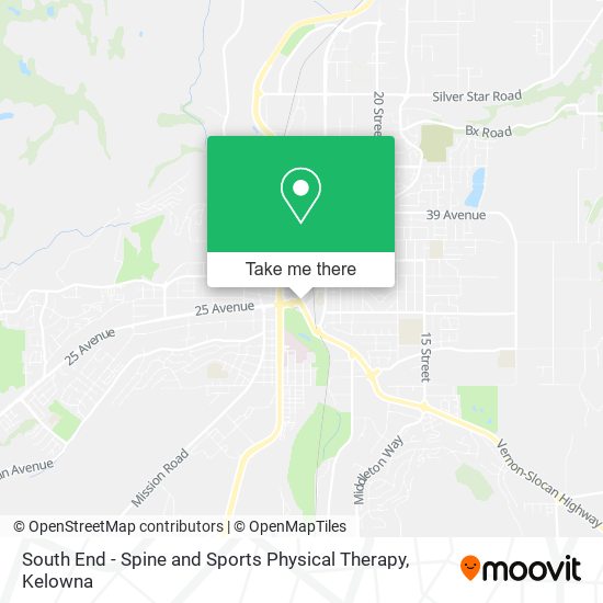 South End - Spine and Sports Physical Therapy map