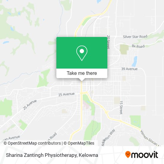 Sharina Zantingh Physiotherapy map