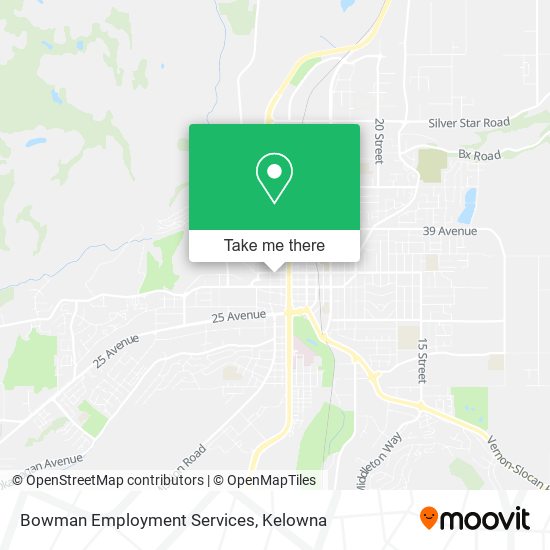 Bowman Employment Services map