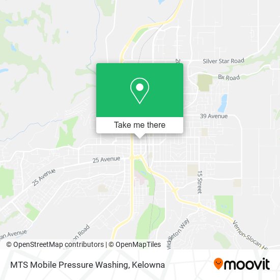 MTS Mobile Pressure Washing map