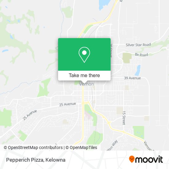 Pepperich Pizza map