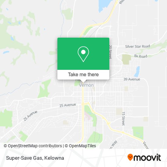 Super-Save Gas map