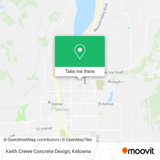 Keith Crewe Concrete Design map