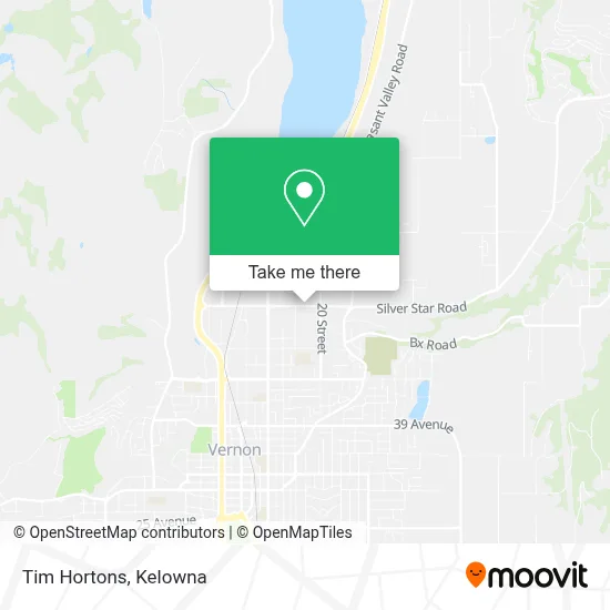 Tim Hortons map