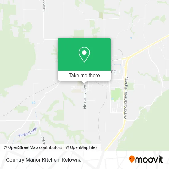 Country Manor Kitchen map