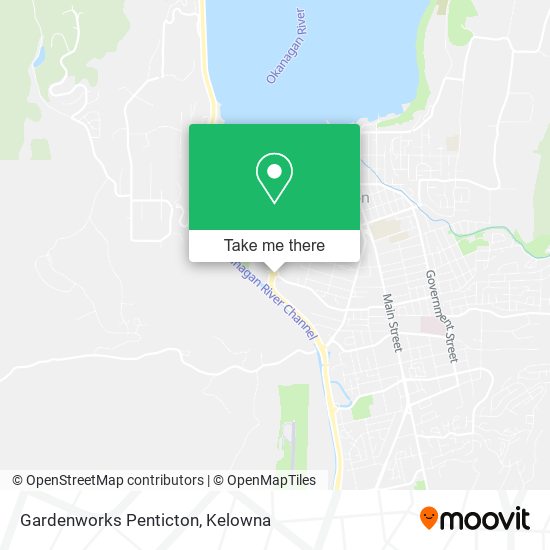 Gardenworks Penticton map