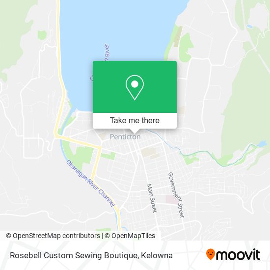Rosebell Custom Sewing Boutique map
