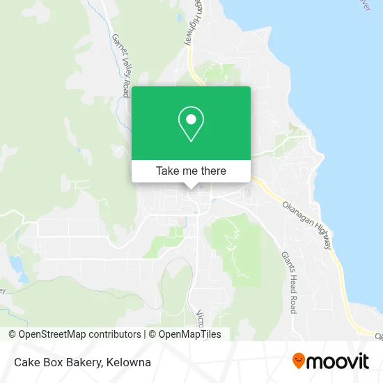 Cake Box Bakery map
