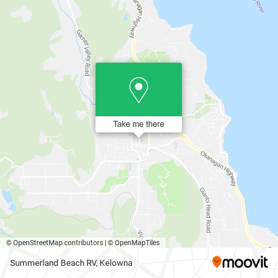 Summerland Beach RV map