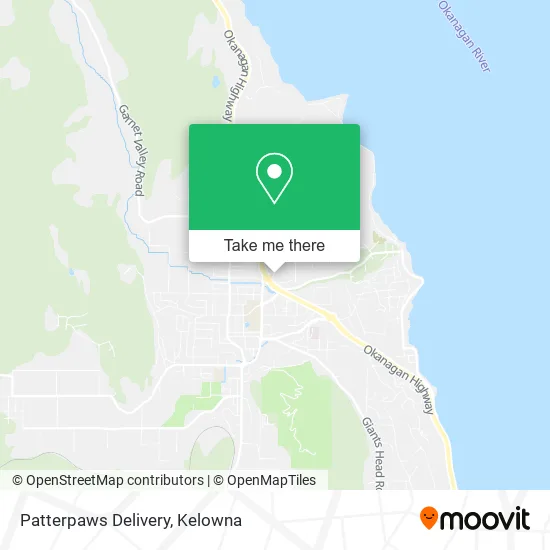 Patterpaws Delivery map