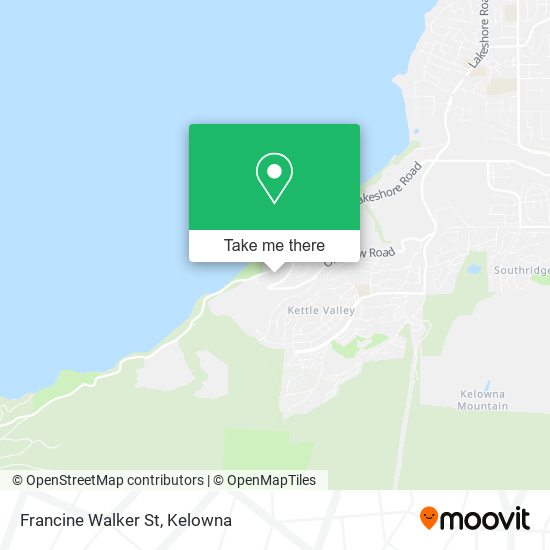 Francine Walker St plan