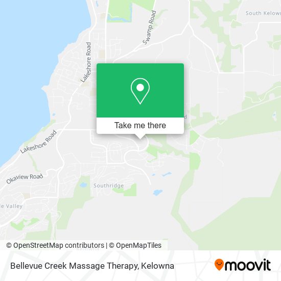 Bellevue Creek Massage Therapy map