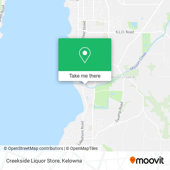 Creekside Liquor Store map