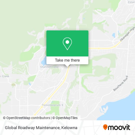 Global Roadway Maintenance map