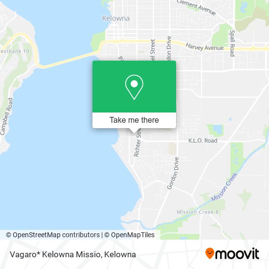 Vagaro* Kelowna Missio map