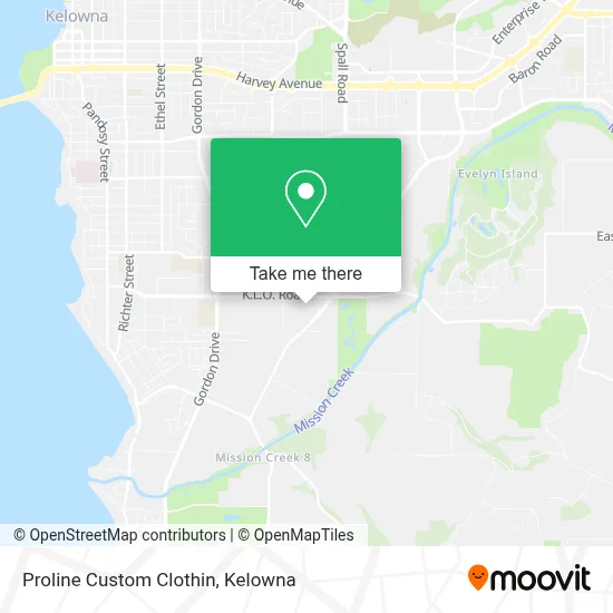 Proline Custom Clothin map