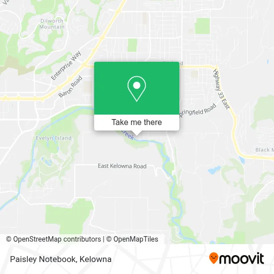 Paisley Notebook map