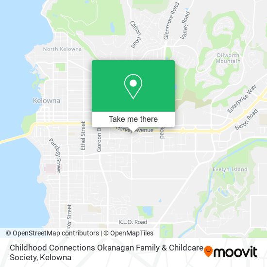 Childhood Connections Okanagan Family & Childcare Society map