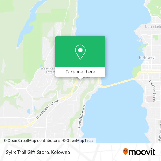 Syilx Trail Gift Store map