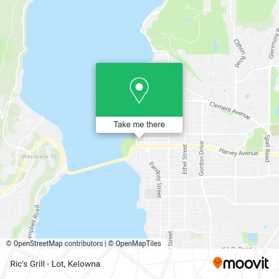 Ric's Grill - Lot map