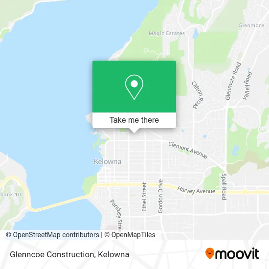 Glenncoe Construction map