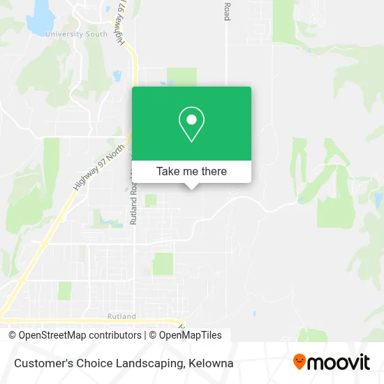 Customer's Choice Landscaping map