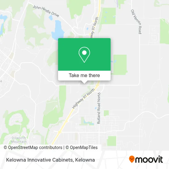 Kelowna Innovative Cabinets map