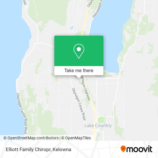 Elliott Family Chiropr map