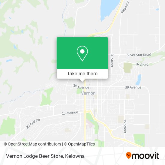 Vernon Lodge Beer Store map