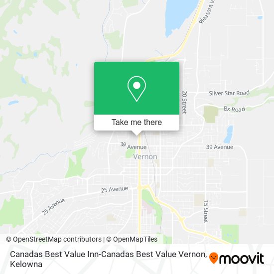 Canadas Best Value Inn-Canadas Best Value Vernon map